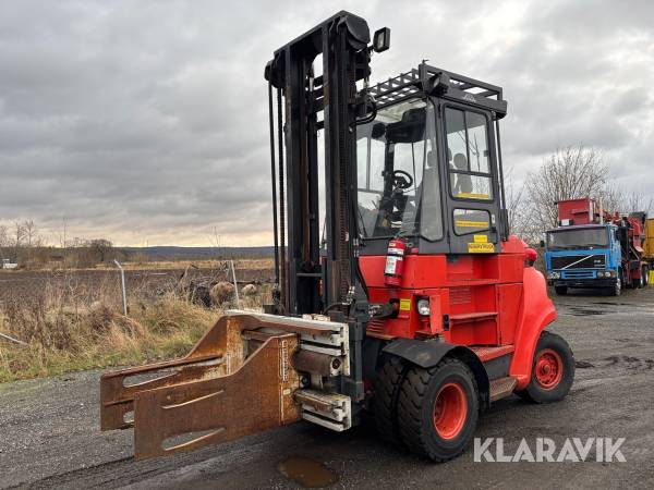 Motviktstruck Linde Milenz Truck AB H80D-02 med klämma