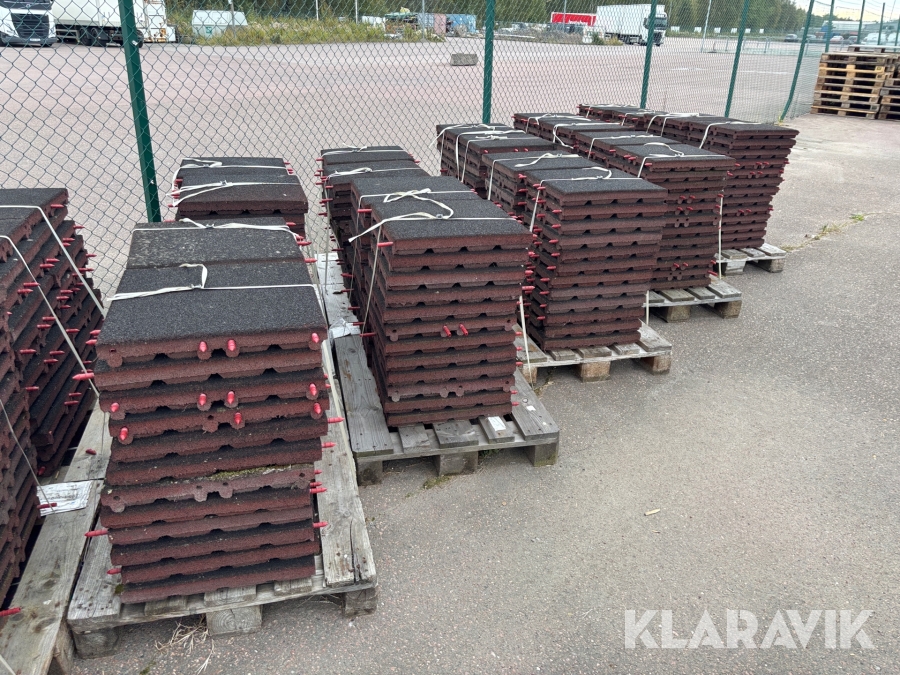 Fallskyddsplattor 12 pallar