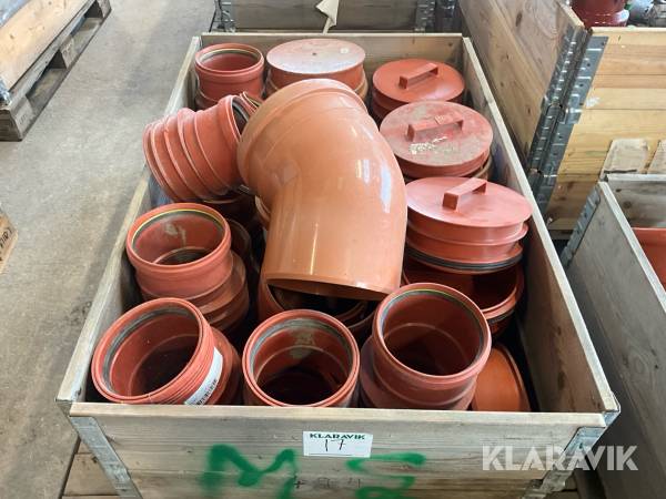 Parti med PP diverse övergångar och lock