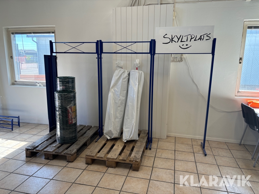 Butiksinredning 9 st