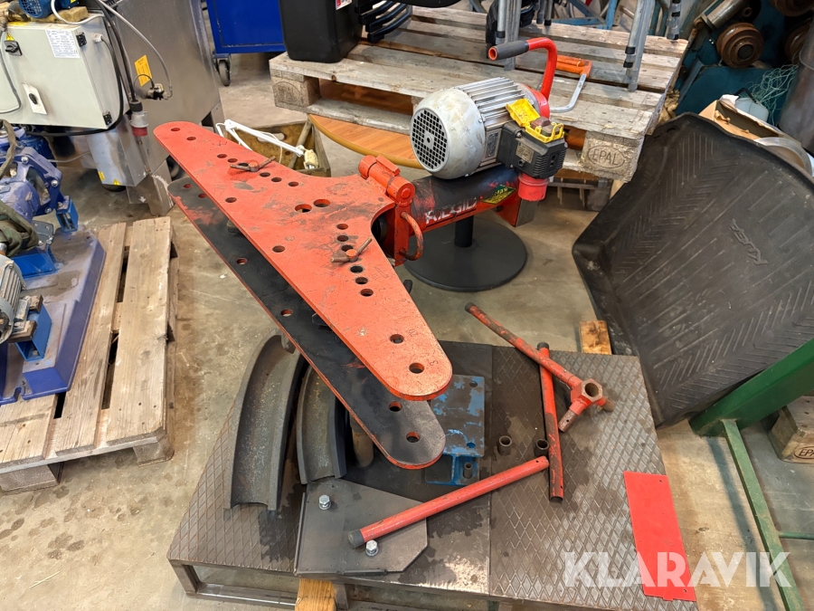 Bockmaskin Ridgid Med plattform