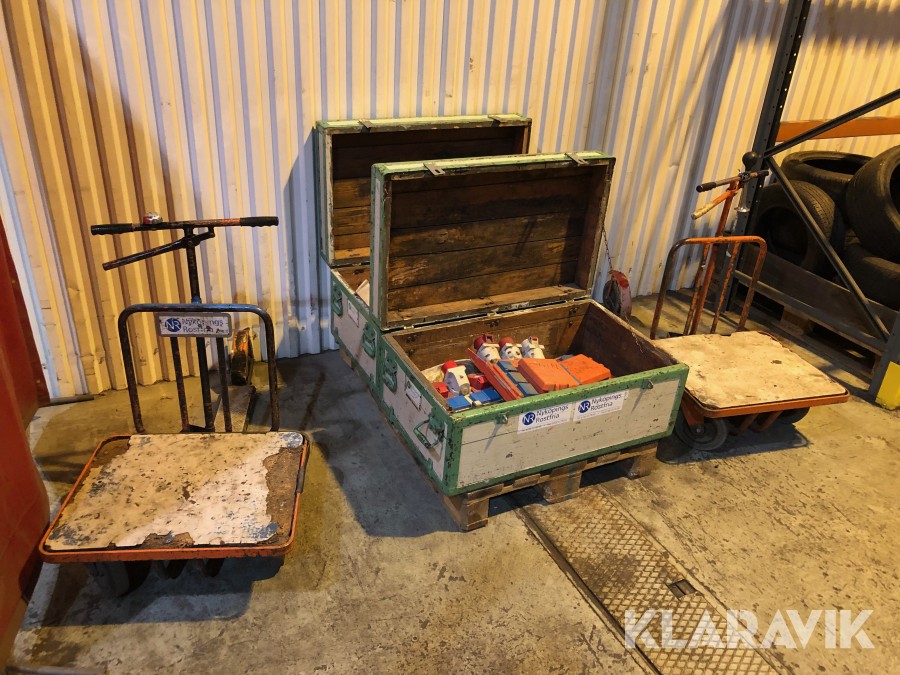 Trälårar, slipmaskiner, elcentral, verkstadcykel