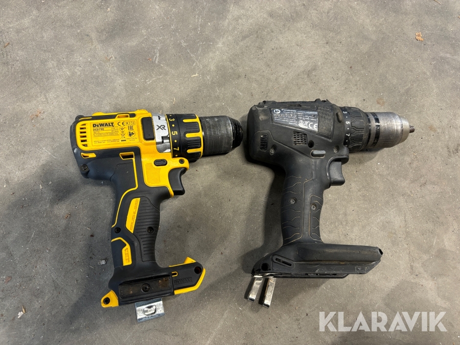 Skruvdragare 1st Dewalt DCD790 1st Panasonic EY79A2