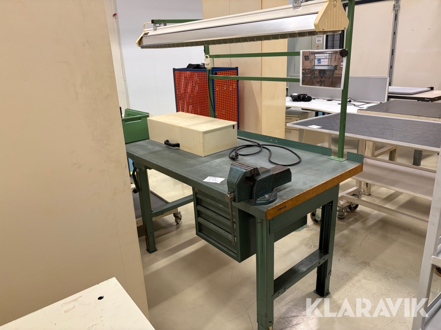 Arbetsbänk Werba höj&sänkbart