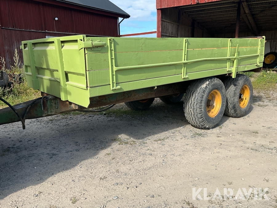 Traktorkärra med tipp 8ton