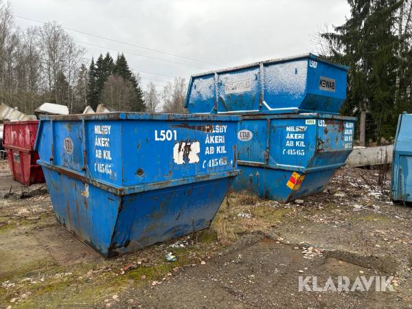 Liftdumpercontainer 3 st