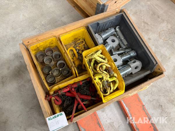 Diverse Spännare och lyftkrokar