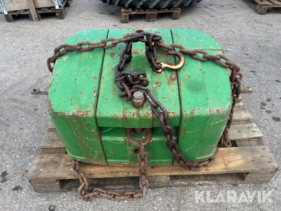 Frontvikter John Deere 7800 900kg