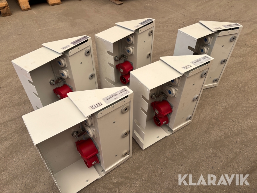 Låsbar bodintagslåda 32A El-Björn U32Bl/1/201 5st