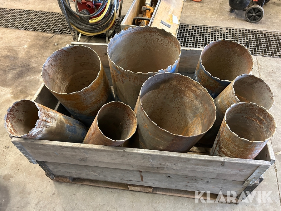 Kärnborr 8 st från 400-160 mm