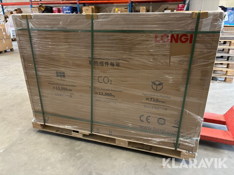 Solpanel / solceller Longi Mono all black 410w 36 st