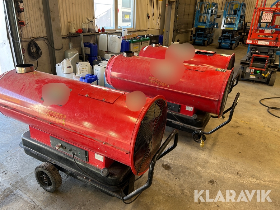 3st Dieselvärmare Munters Sial MIR85 WE