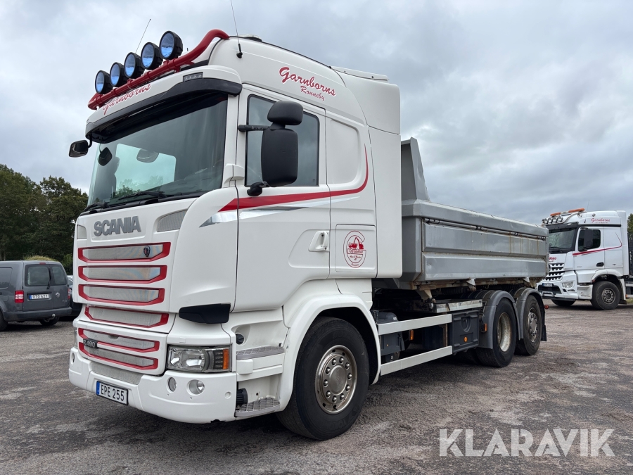 Tippbil Scania R490 med sidotipp