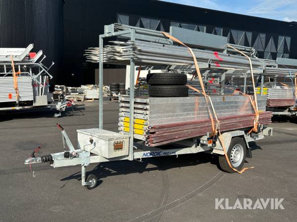 Ställningsvagn NORDIC CARTRAILER 1300