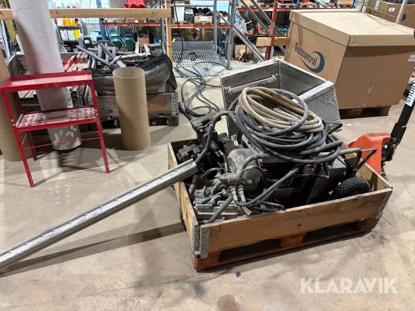 Väggsåg Pacmac PBK 4A med hydraulaggregat 32amper