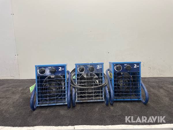 Varmluftsfläktar El-Björn VF 21 A 3st
