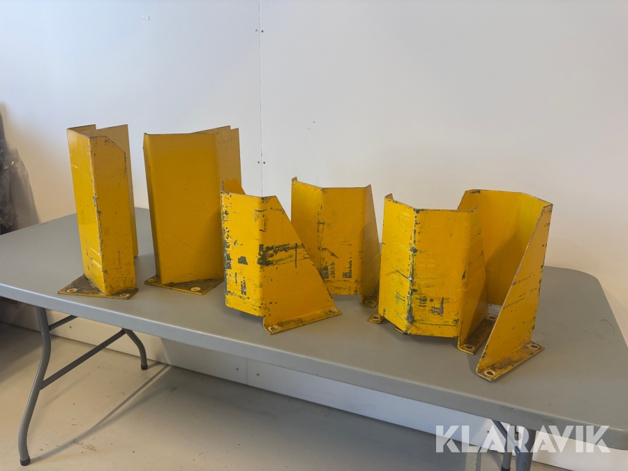 Stolpskydd för pallställ 6 st