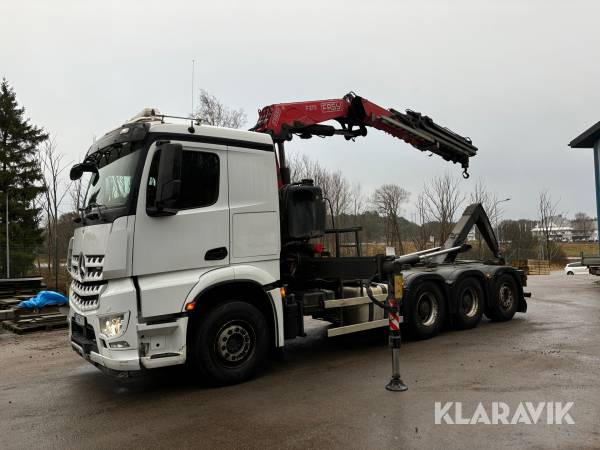 Lastväxlare med kran Mercedes-Benz Arocs