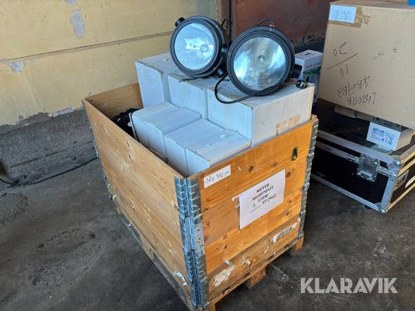 Belysning Meyer Nightspot 150W - 9st