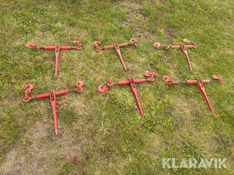 Kättingspännare 6 stycken