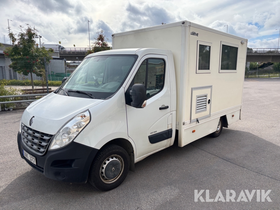 Skåpbil Renault Master med inrett skåp