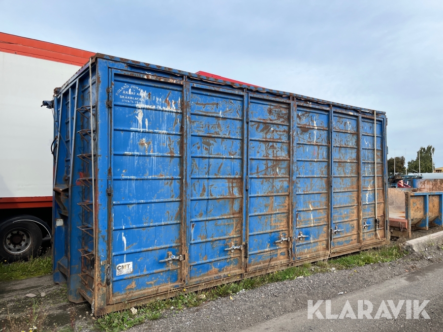 Container med öppningsbar långsida 40 kubik CMT OPT14, Norrk