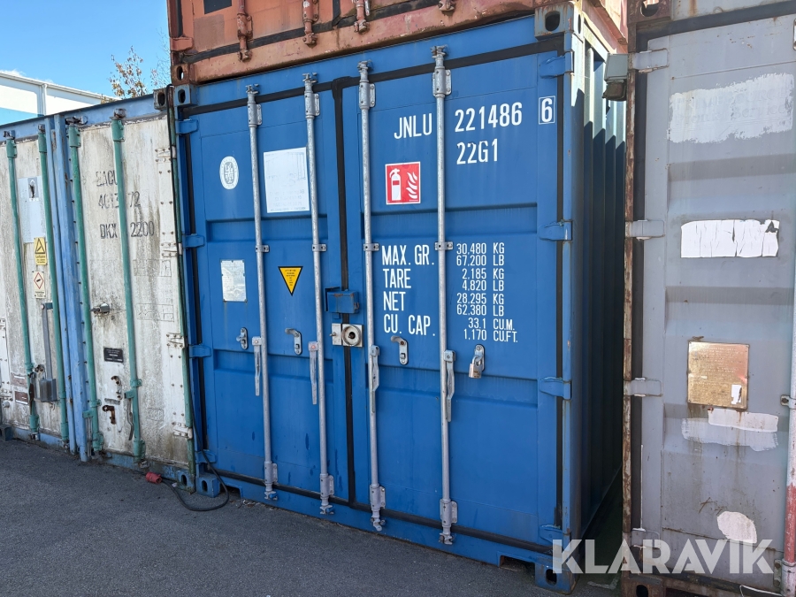 Container 20 fot Blå