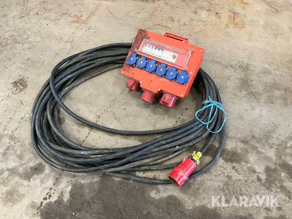 Elcentral med 30 m elkabel 32 A