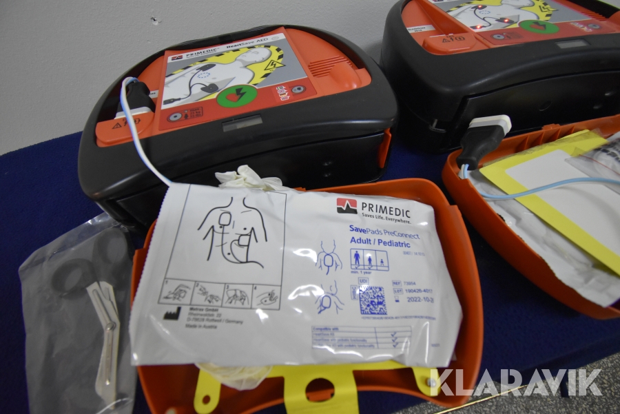 Hjärtstartare 2 st Primedic Hart Save AED, Jönköping, Klarav