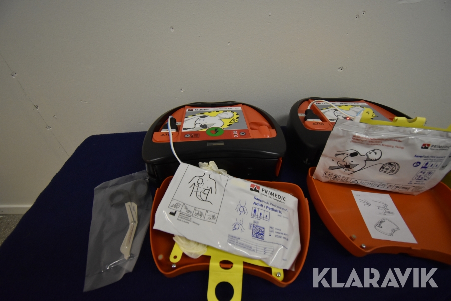 Hjärtstartare 2 st Primedic Hart Save AED, Jönköping, Klarav