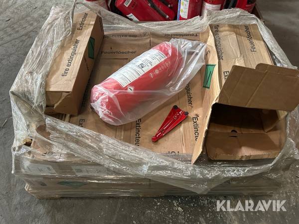 Pulversläckare 6 kg 15 st