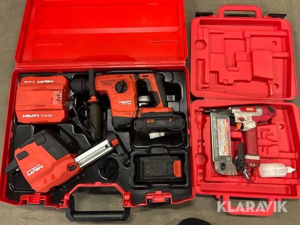 Kombihammare 1 st, Spikverktyg 1 st Hilti / Max TE 6-22 05 DRS / HA 55 SF-ST