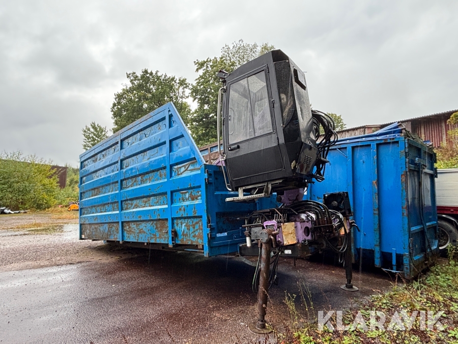 Kranflak LT Container med Palfinger kran E110L82