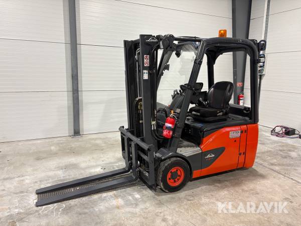 Truck Linde E16-02 under 2 meter hög