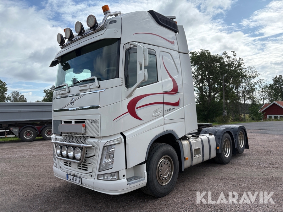 Dragbil Volvo FH 13 500 med hydraulik