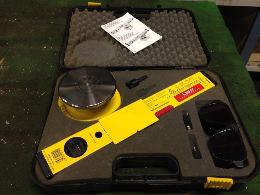 Laser-set laserpass Stabila-Laser inkl mätsticka