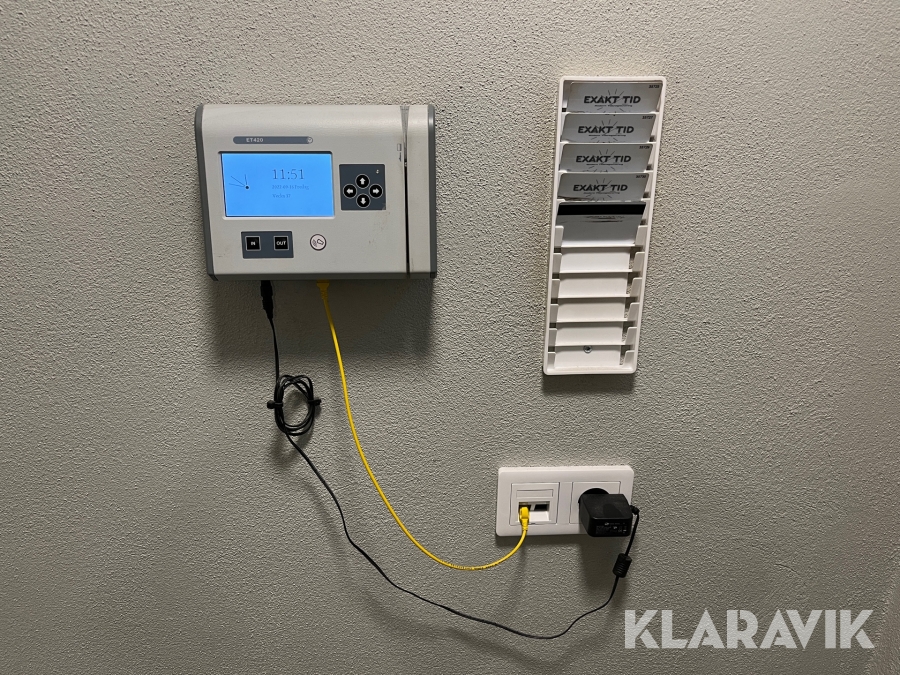 Stämpelklocka Electronic Solution AB Exakt tid med kort