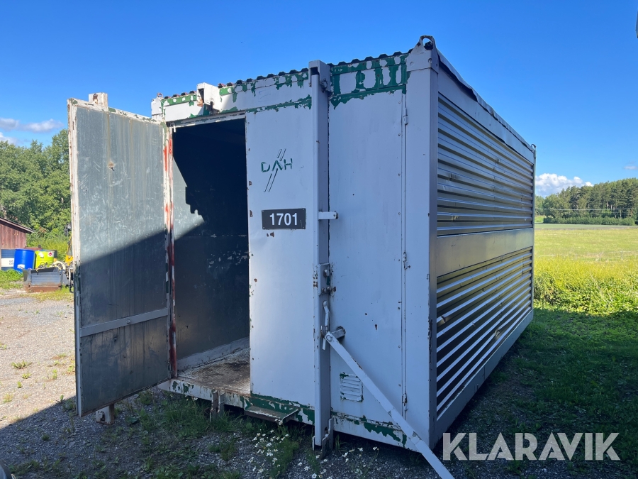Kylcontainer på lastväxlarram