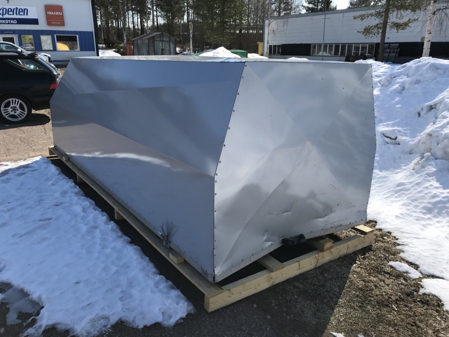 Aluminiumkåpa till släpvagn