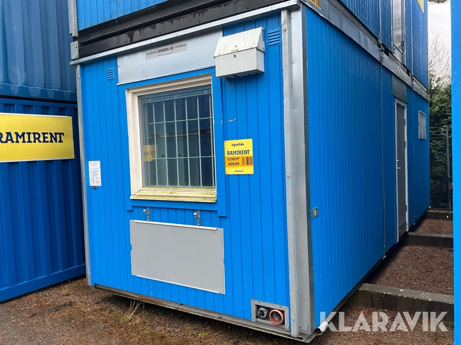 Entrémodul Remodul EDWOP med omkläd, wc/dusch, kök och kontor