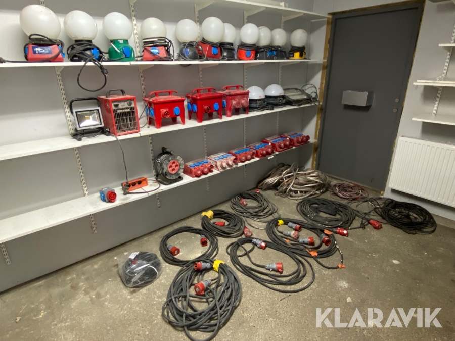 Elkablage, elcentraler & arbetsbelysning