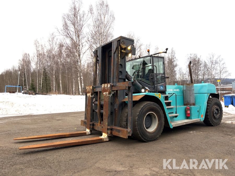 Motviktstruck Konecranes SMV 33-1200C med extra hjul samt gafflar