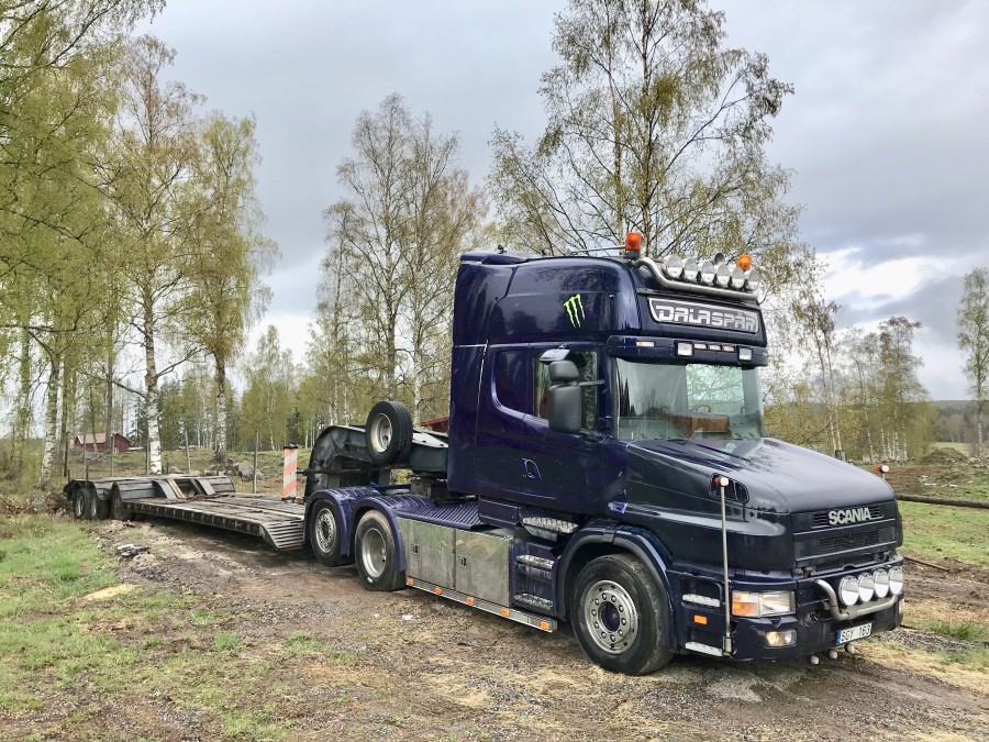 Scania T144 trailer ekipage