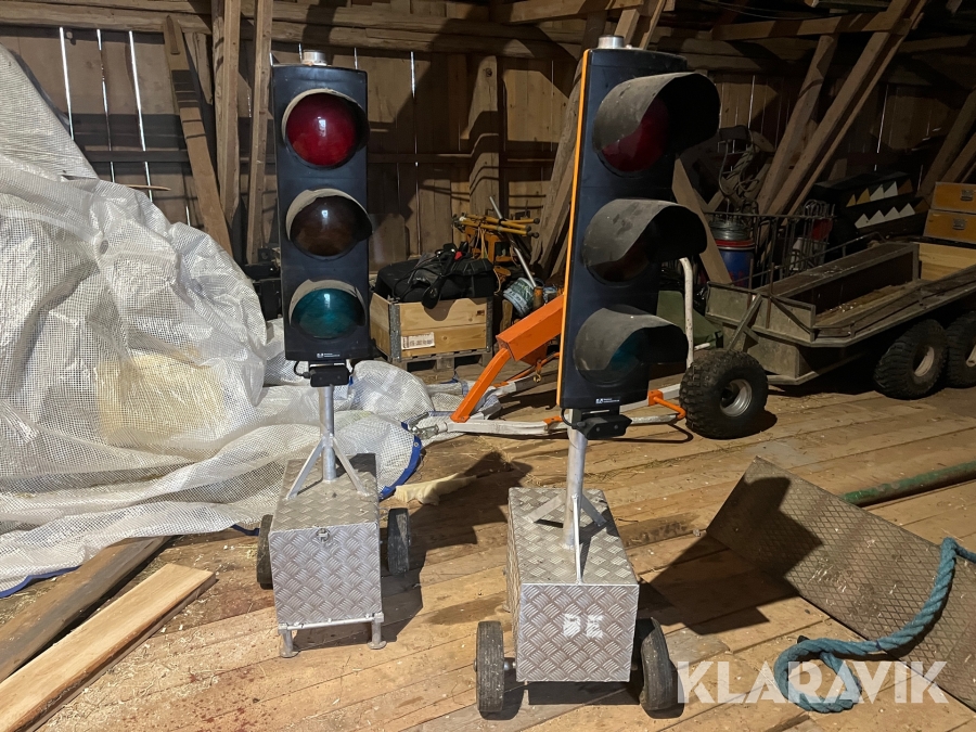 Rödljus batteridrivna