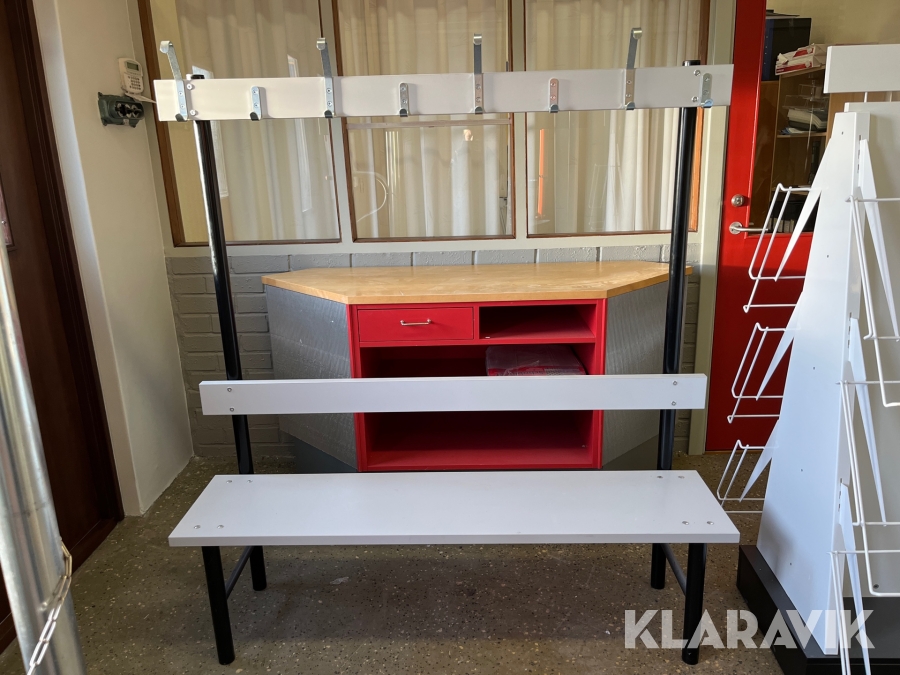 Omklädningsbänk   2 st