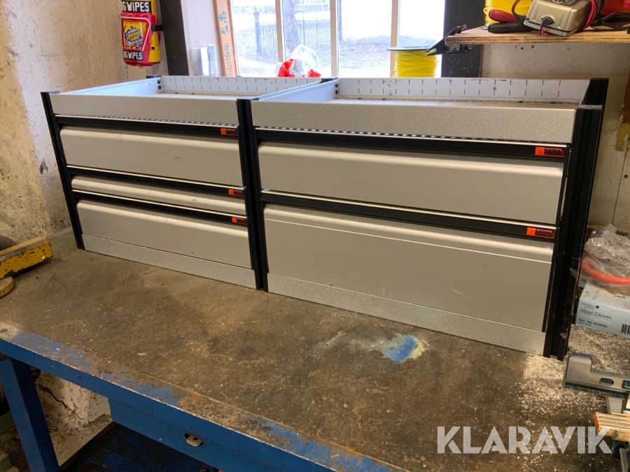 Verkstadsinredning till skåpbil Work system