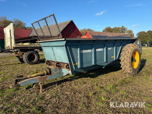 Gödselspridare Videbaek Jumbo 600