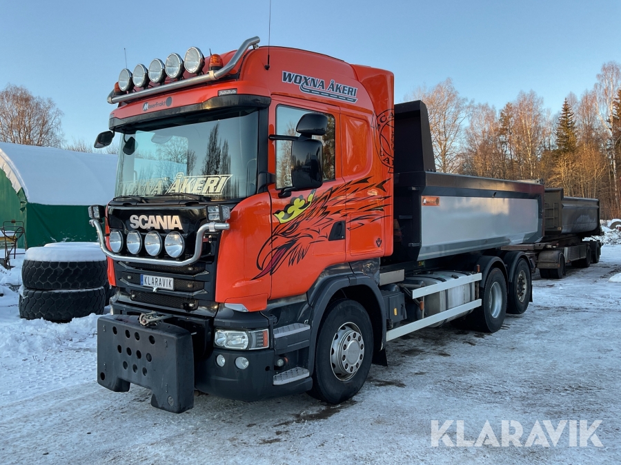 Schaktbil Scania R560LB6X2*4HNB plogutrustad