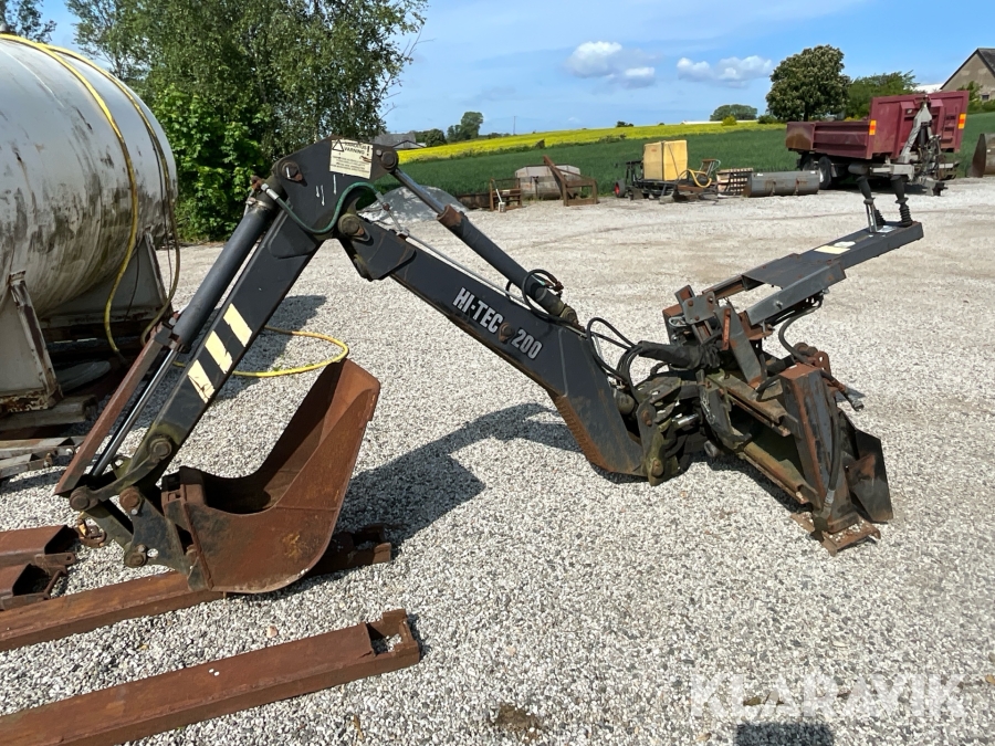 Grävaggregat Hi Tec 200 bobcat fäste
