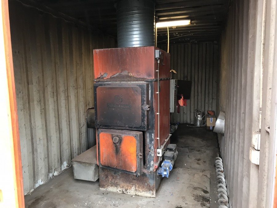 Flispanna med Container 20 fot